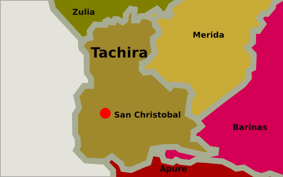 mapa de busqueda inmuebles en Tachira Venezuela