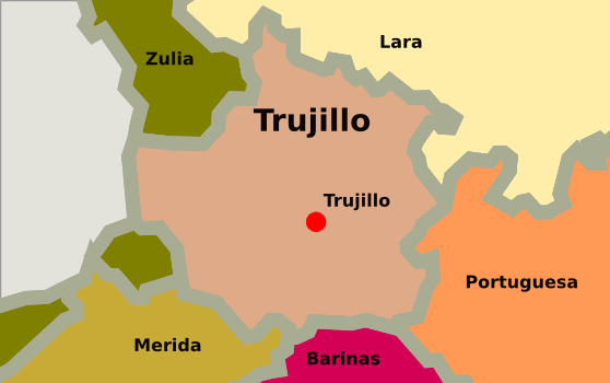 mapa de busqueda inmuebles en Trujillo Venezuela