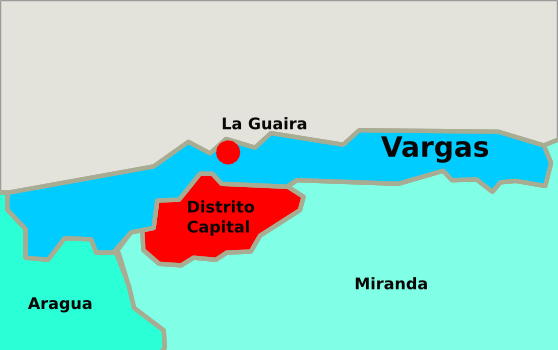 mapa de busqueda inmuebles en Vargas Venezuela