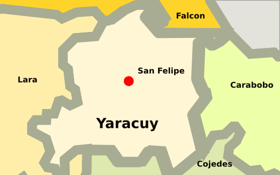 mapa de busqueda inmuebles en Yaracuy venezuela